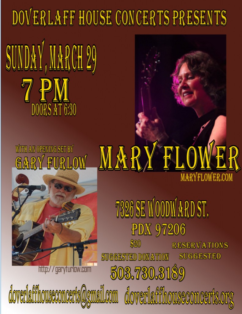 Mary Flower House Concert 2015